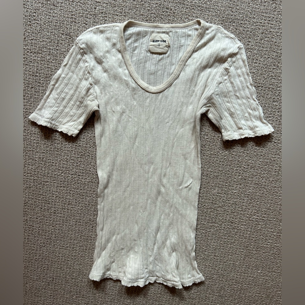 Rudy Jude pointelle tee S